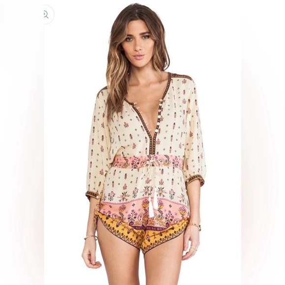 Spell & the gypsy collective desert wanderer romper playsuit M RARE HTF vintage - Picture 1 of 11